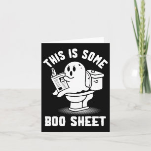 Oder Leckerei Spooky Ghost, das ist ein Boo-Sheet  Karte