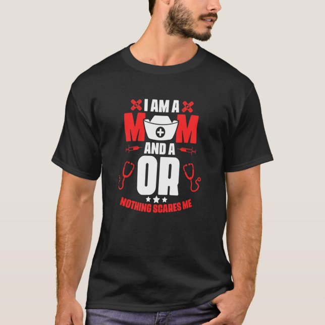 oder Mama medizinischer RN-Pflege-Operationssaal T-Shirt (Vorderseite)