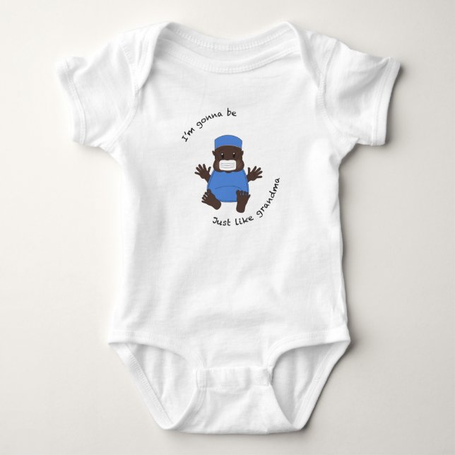 ODER Oma Baby Strampler (Vorderseite)