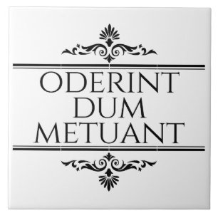 Oderint Dum Metuant Fliese