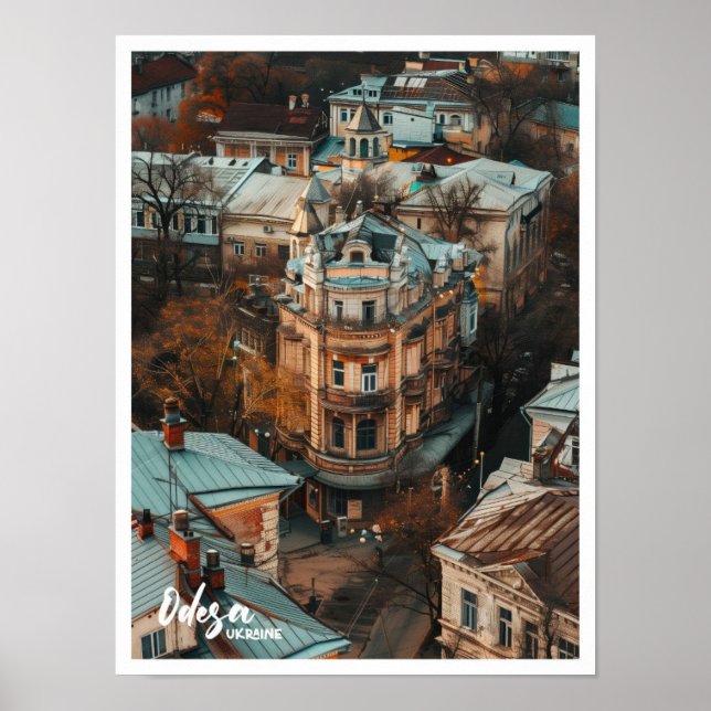 Odesa Ukraine Kunst, Dichtung und Musik Poster (Vorne)