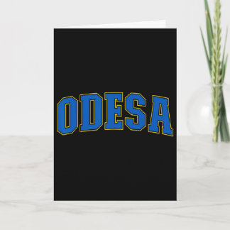 Odesa Ukraine Lovers Patriotic Proud Ukrainian Ode Karte