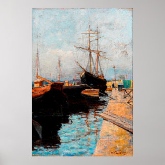 Odessa Port von Vassily Kandinsky Poster