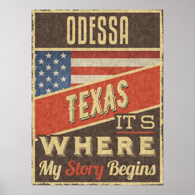 Odessa Texas Poster (Vorne)