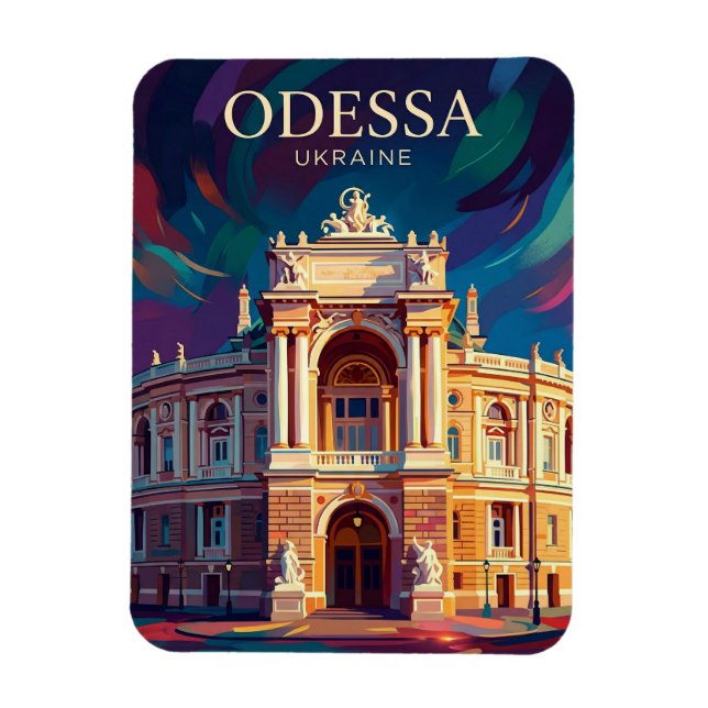 Odessa Ukraine Magnet (Vertikal)