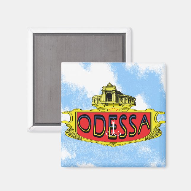 Odessa Ukraine Magnet (Vorderseite/Rückseite)