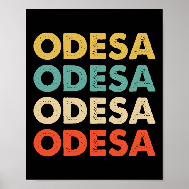 Odessa Ukraine  Poster (Vorne)