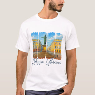 Odessa Ukraine Reise Trip Pinselstrich Odessa S T-Shirt