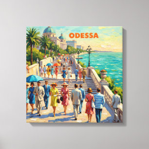 Odessa Ukraine Strandpromenade Leinwandkunst Leinwanddruck