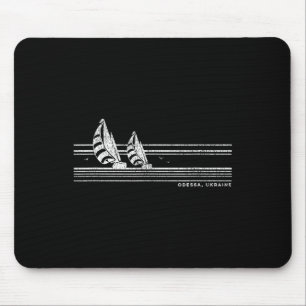 Odessa Ukraine Vintage-Segeln 70er Jahre Nautical Mousepad