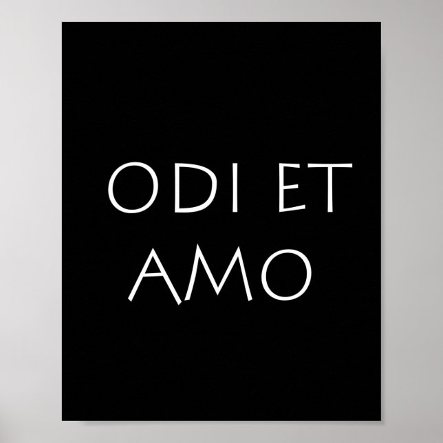 Odi et amo poster (Vorne)