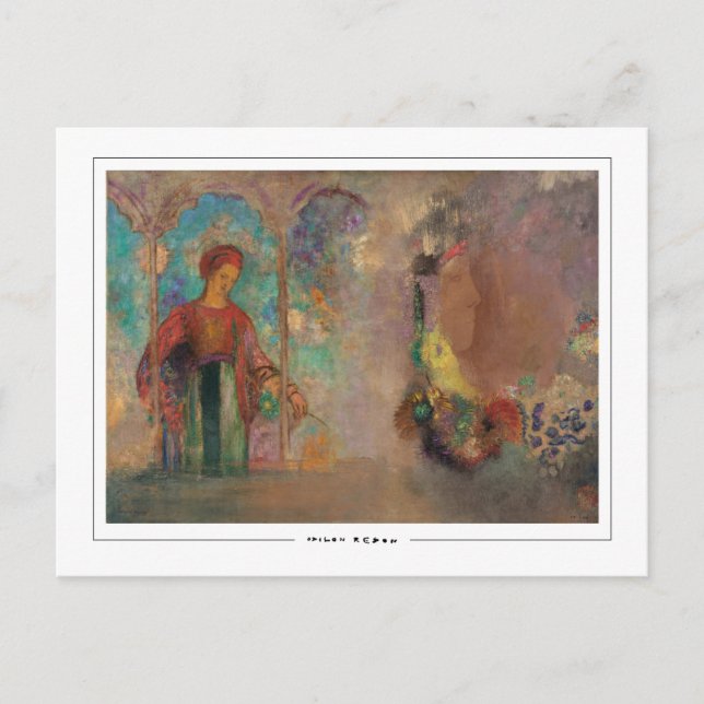 Odilon Redon #20 - Fine Art Postcard Postkarte (Vorderseite)