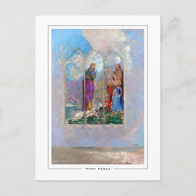 Odilon Redon #23 - Fine Art Postcard Postkarte (Vorderseite)