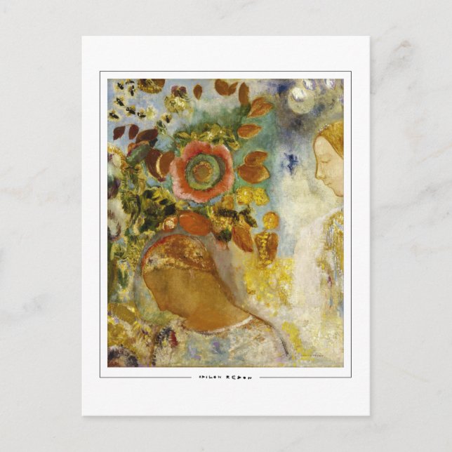 Odilon Redon #24 - Fine Art Postcard Postkarte (Vorderseite)