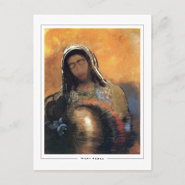 Odilon Redon #315 - Fine Art Postcard Postkarte (Vorderseite)