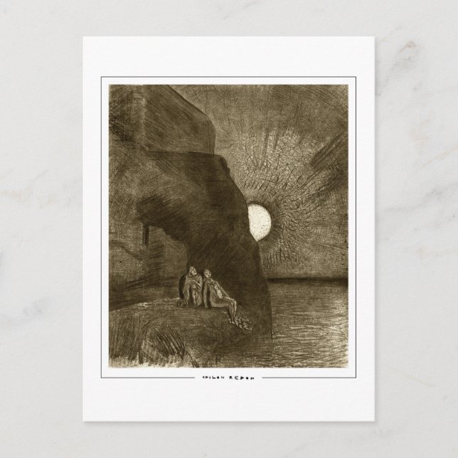 Odilon Redon #678 - Fine Art Postcard Postkarte (Vorderseite)