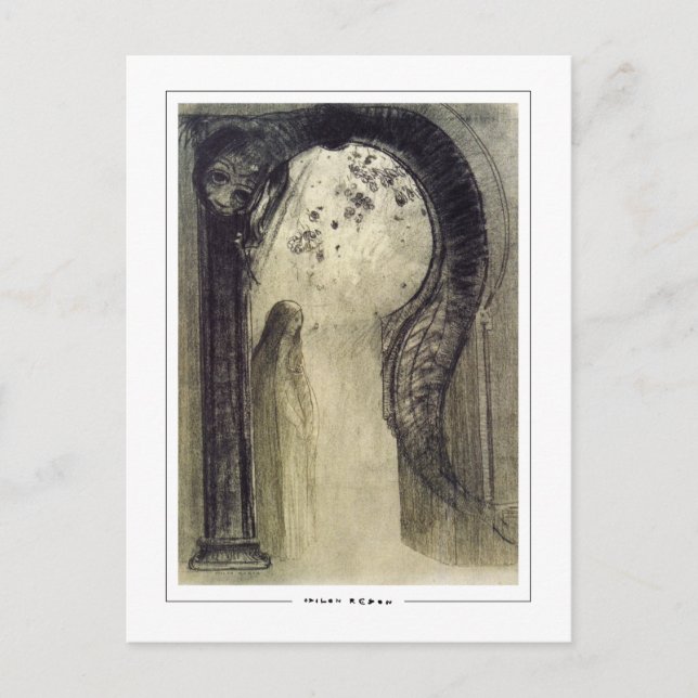 Odilon Redon #85 - Fine Art Postcard Postkarte (Vorderseite)