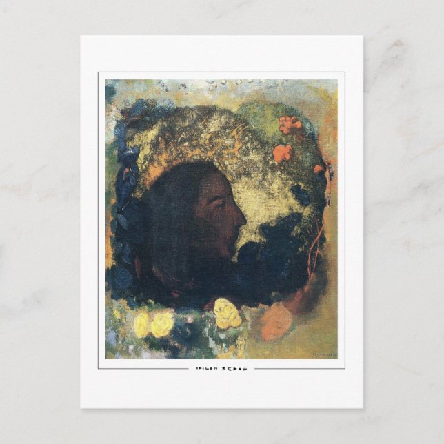 Odilon Redon #8 - Fine Art Postcard Postkarte (Vorderseite)
