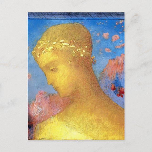 Odilon Redon-Beatrice Postkarte (Vorderseite)