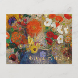 Odilon Redon Blume CC0601 Geburtstagskarte Postkarte