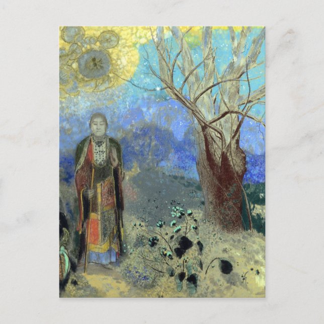 Odilon Redon Der Buddha Postkarte (Vorderseite)