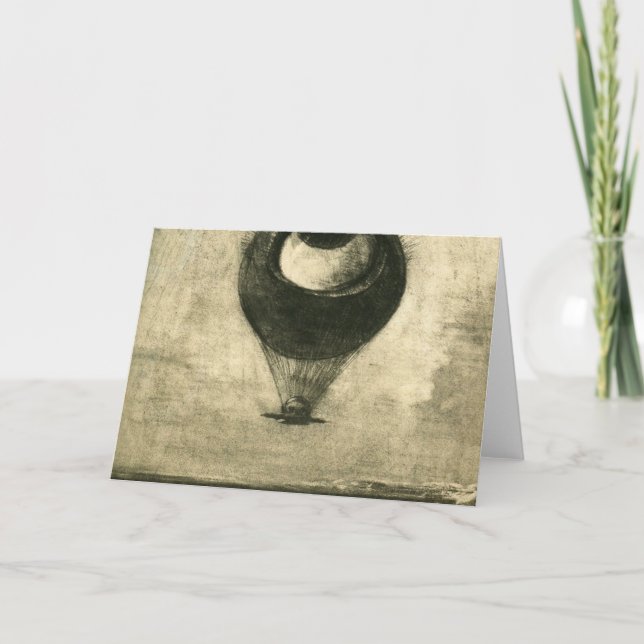 Odilon Redon Edgar Allan Pop Karte (Vorderseite)