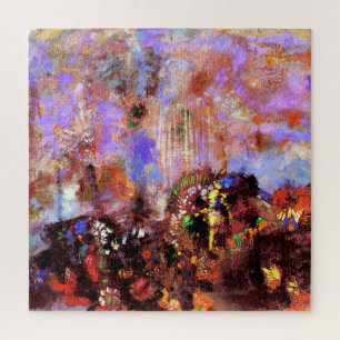 Odilon Redon Gemälde - Zusammensetzung, Blume Puzzle