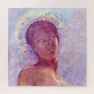 Odilon Redon, geschlossene Augen 1889 Puzzle