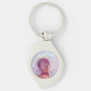 Odilon Redon, geschlossene Augen 1889 Schlüsselanhänger