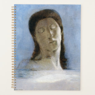 Odilon Redon, geschlossene Augen 1890 Planer