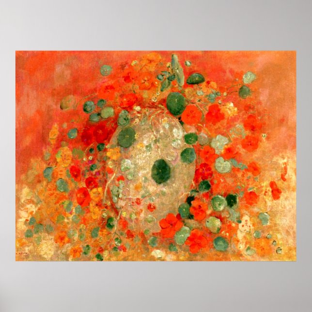 Odilon Redon - Kapuzinerkresse, Poster (Vorne)