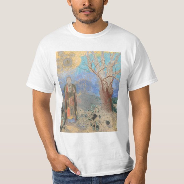 Odilon Redon: Le Bouddha, der Buddha T-Shirt (Vorderseite)