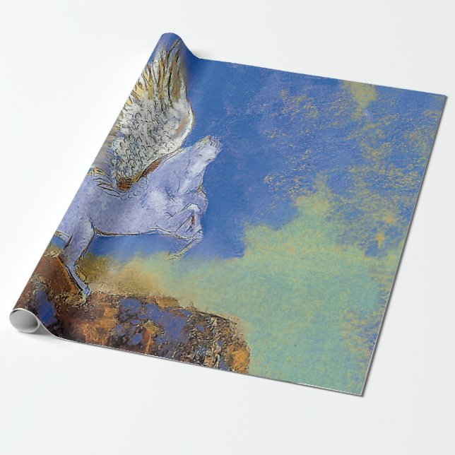 Odilon Redon Pegasus - Symbolismus für griechische Geschenkpapier (Ungerollt)