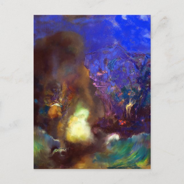 Odilon Redon Roger und Angelica Postkarte (Vorderseite)