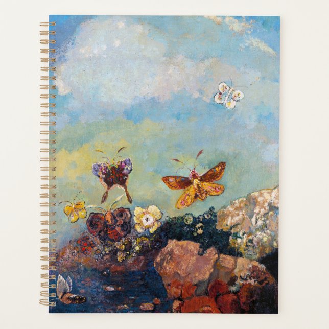Odilon Redon, Schmetterlinge, 1910 Planer (Vorderseite)