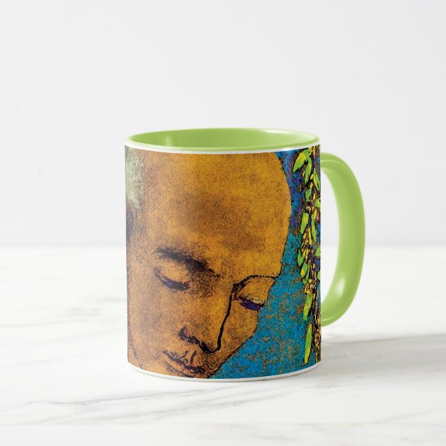 Odilon Redon The Crown - Kunstsymbolismus Tasse (VorderseiteRechts)