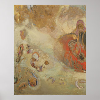 Odilon Redon - Vision unter Wasser Poster