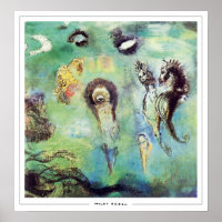 Odilon Redon Zedign Art Poster #234