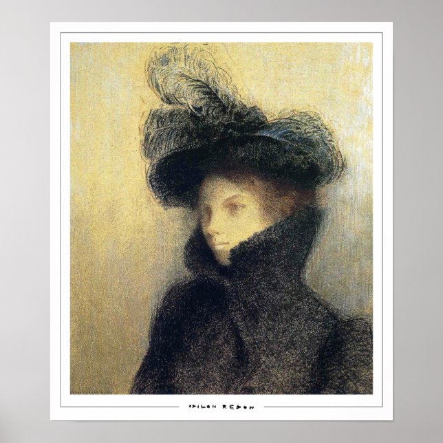 Odilon Redon Zedign Art Poster #299 (Vorne)