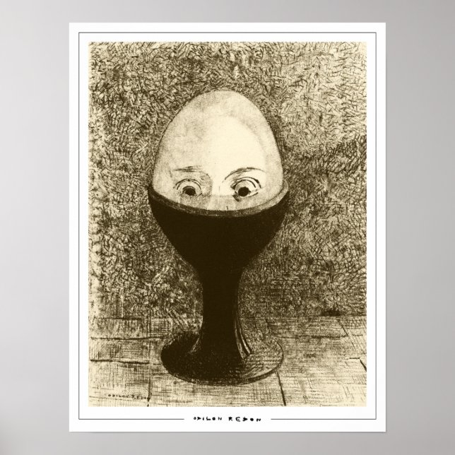 Odilon Redon Zedign Art Poster #331 (Vorne)