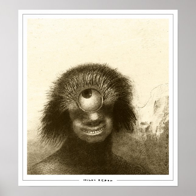 Odilon Redon Zedign Art Poster #496 (Vorne)