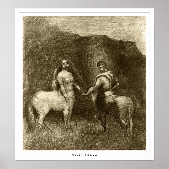 Odilon Redon Zedign Art Poster #573 (Vorne)