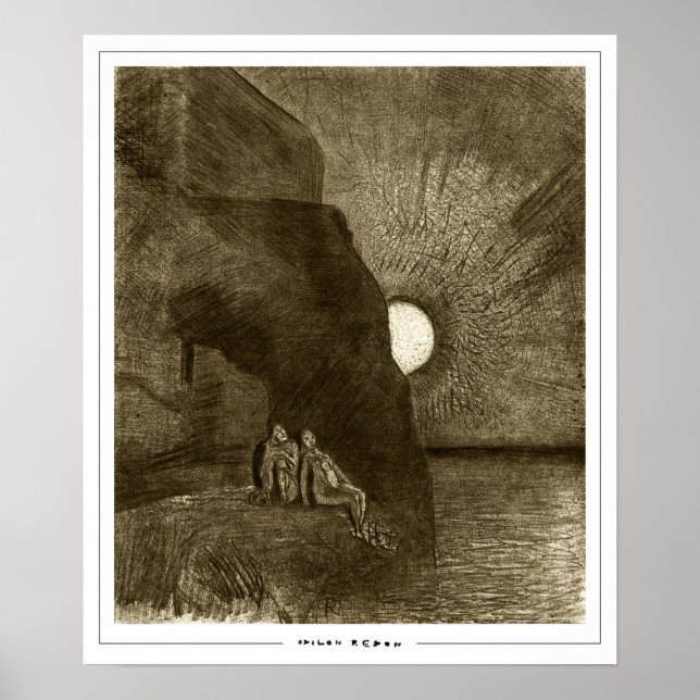 Odilon Redon Zedign Art Poster #678 (Vorne)