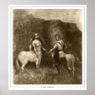 Odilon Redon Zedign Kunstposter #573 Poster