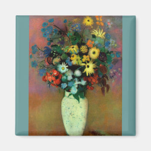 Odilon Redons Vasen mit Blumen (1914) Magnet