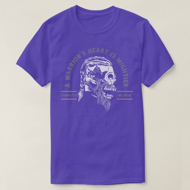 Odin Bartded Skeleton Viking  T-Shirt (Design vorne)