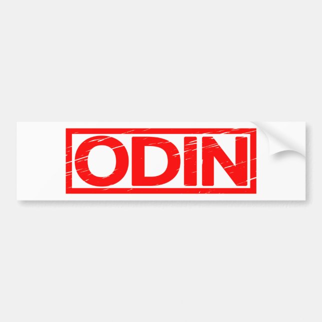 Odin Briefmarke Autoaufkleber (Vorne)