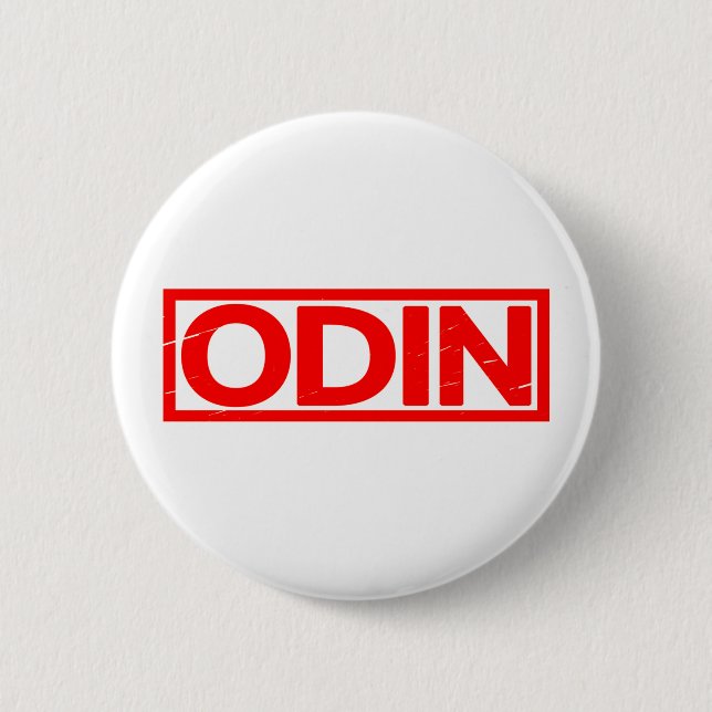 Odin Briefmarke Button (Vorderseite)