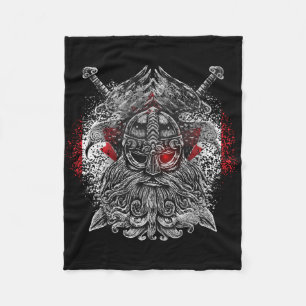 Odin-Raben-Schwerter Wikinger-Mythologie Kanada-Fl Fleecedecke