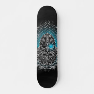 Odin Raben Wikinger-Mythologie Valhalla wartet Skateboard